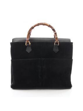 Gucci Bamboo Shoulder Handbag Leather #285597G35B